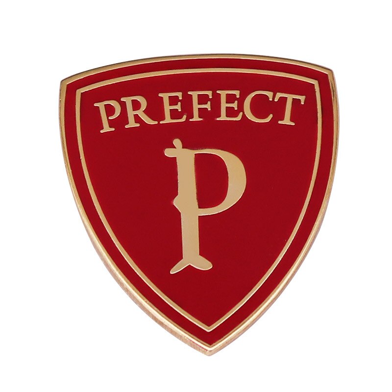 Red prefect logo brooch Magic Academy Merit Award badge