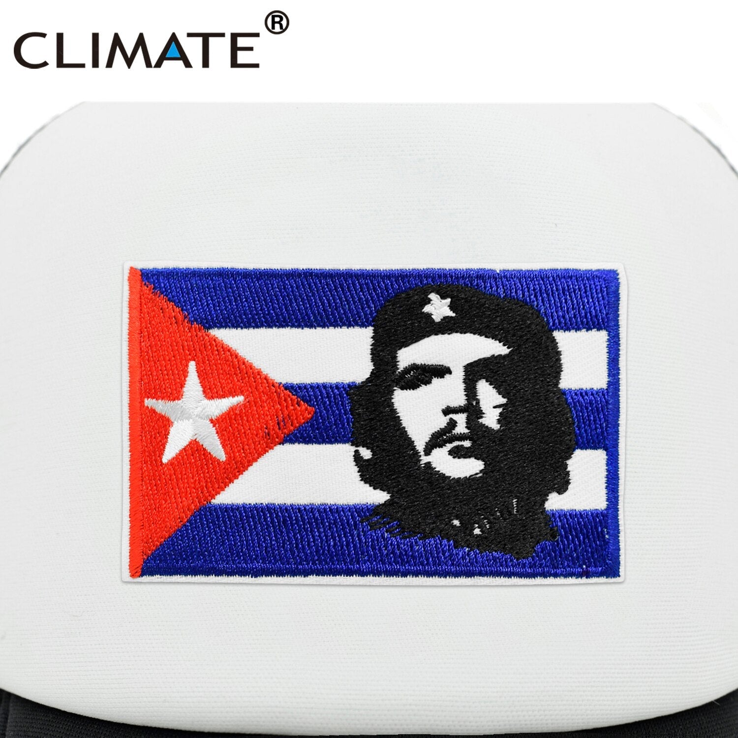 CLIMATE Che Guevara Trucker Cap Cuba Hero Cuba Flag Cap Che Ernesto Guevara Trucker Cap Hat Cap Cool Summer Mesh Trucker Cap