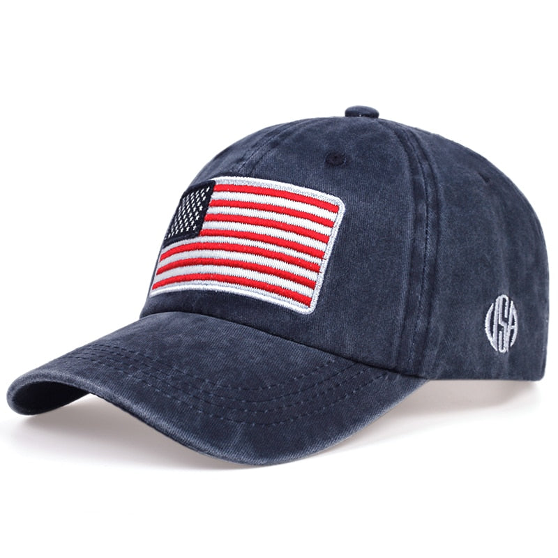 Fashion America USA Flag Baseball Cap For Men Women Snapback Hat Army American Flag Bone Trucker hats High Quality hip hop caps