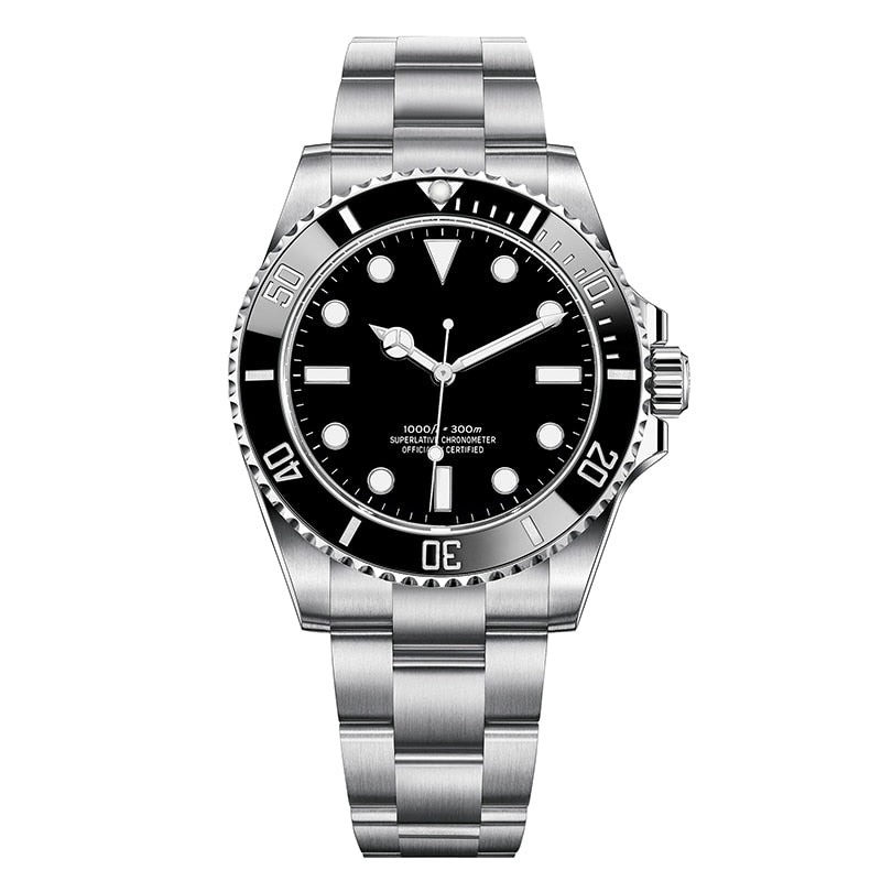 Submariner Men's Watches Mechanical Wrist Watches Water Ghost Stainless Steel Watch Top Brand Sapphire Glass Men Women Watches