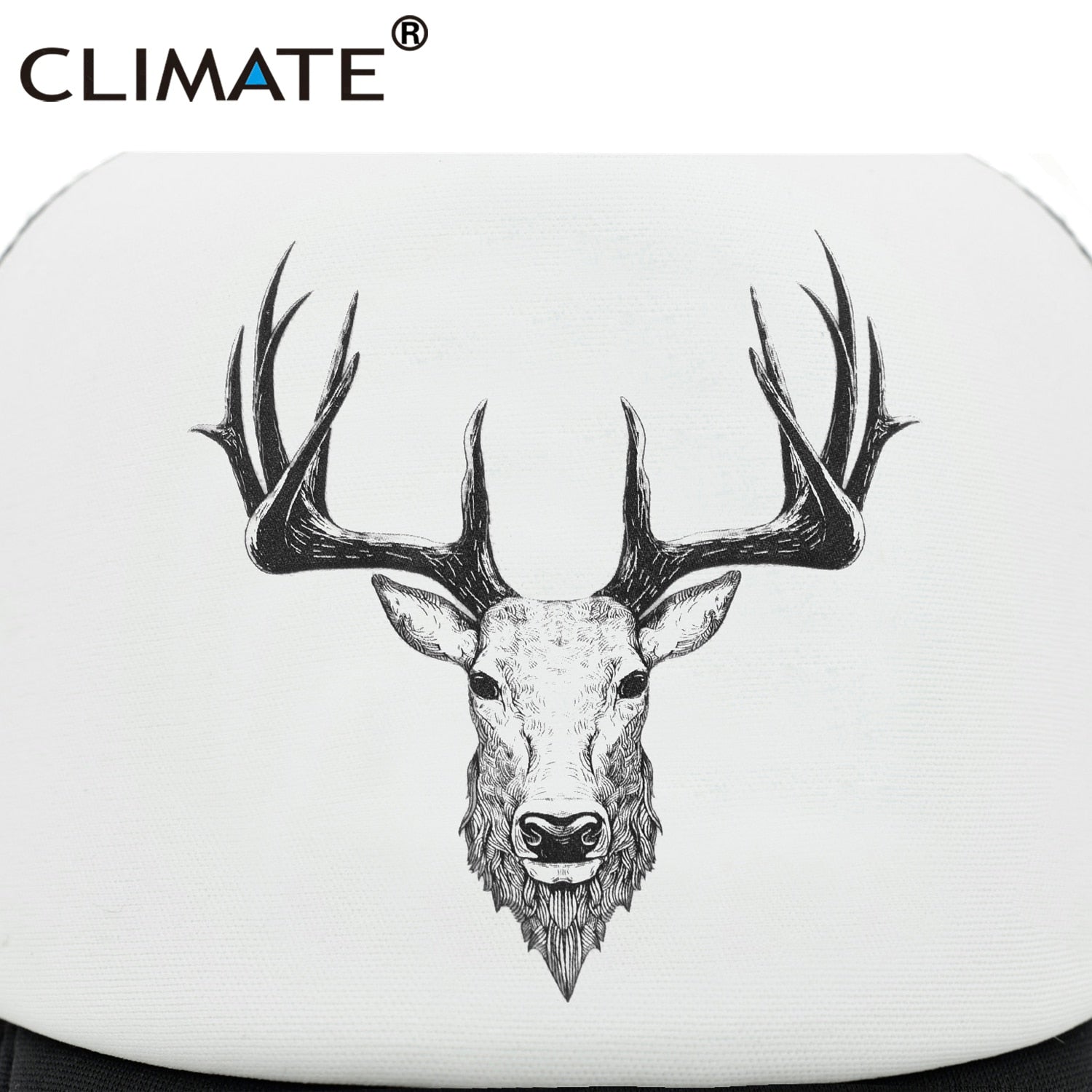 CLIMATE Deer Elk Buck CapMen Deer Cool Trucker Cap Elk Caribou Hunting Hunt Sport Baseball Cap Summer Cool Mesh Cap Men Man