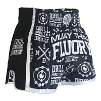 FLUORY Muay Thai Shorts Free Combat  Mixed Martial Arts Boxing Training Match  Pants