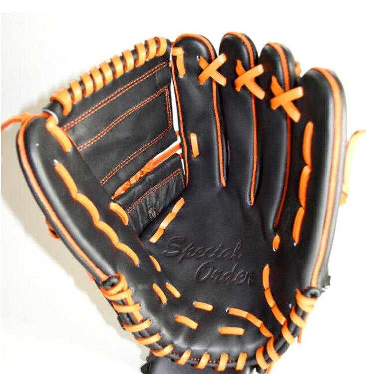 free shipping durable super good quality cowhide leather genuine leather hard 12.5'' baseball glove