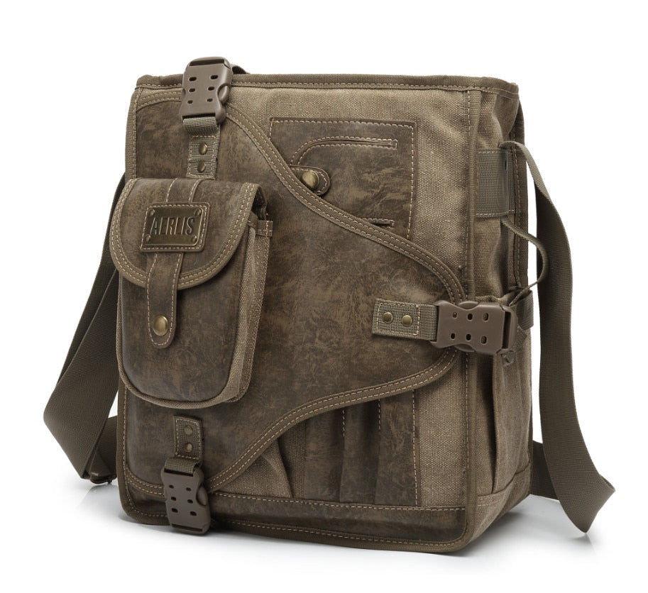 Man Messenger Shoulder Bag 2020 Canvas Business Casual Zipper Handbag Male Satchel Cross Body Bags Men A4506