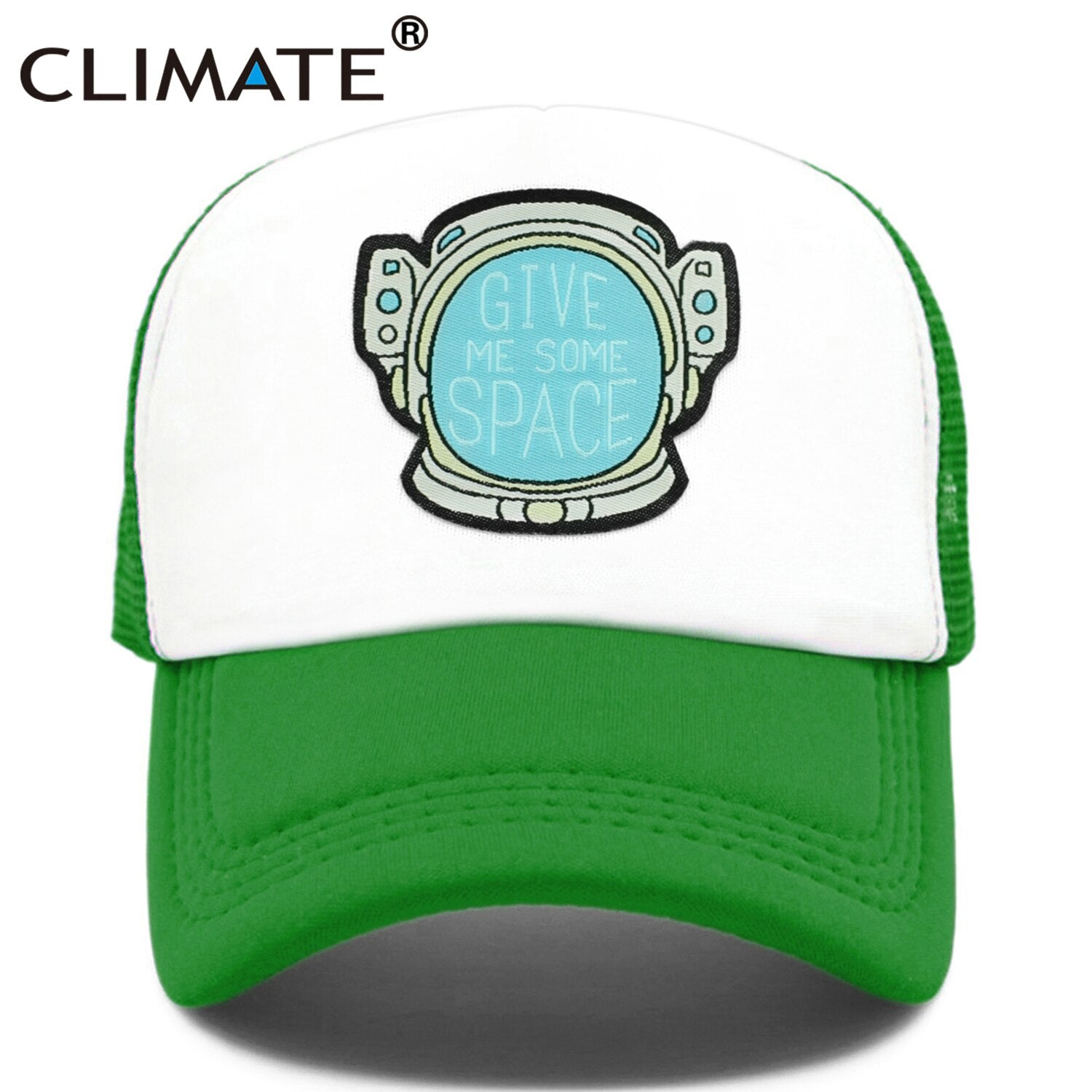 CLIMATE Give Me Some Space Cap Hat Spaceman Funny Outer Space Mesh Trucker Cap Spaceman Space Cool Summer Caps Hat for Men Women