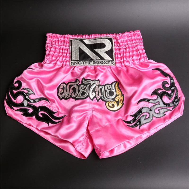 Muay Thai Boxing MMA Shorts for Men's Kids Teenagers MMA Shorts Kickboxing Fighting Trunks Sanda MMA Shorts Sports Short Pants