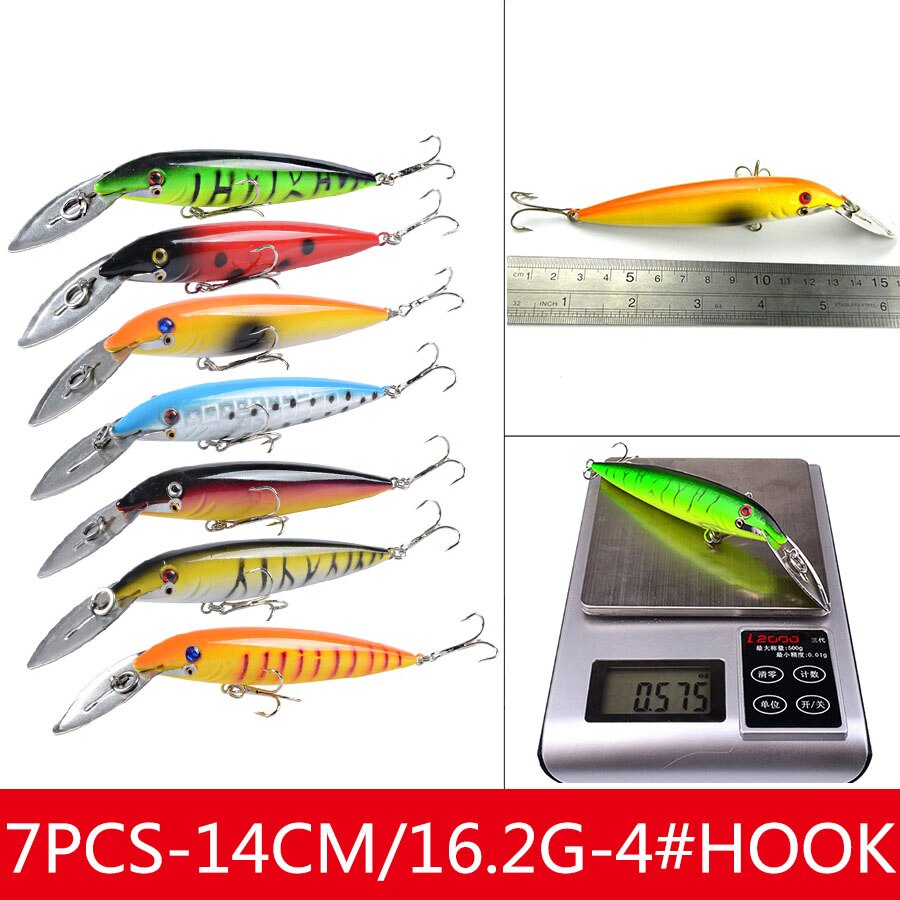 Jerkbait Minnow Hard Baits Fake Crankbait Fishing Lure Set Of Wobblers For Pike Trolling Tackle Artificial Bait Kit Swimbait Sea