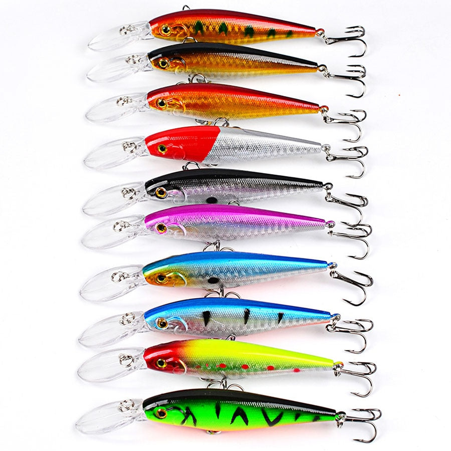 Jerkbait Minnow Hard Baits Fake Crankbait Fishing Lure Set Of Wobblers For Pike Trolling Tackle Artificial Bait Kit Swimbait Sea