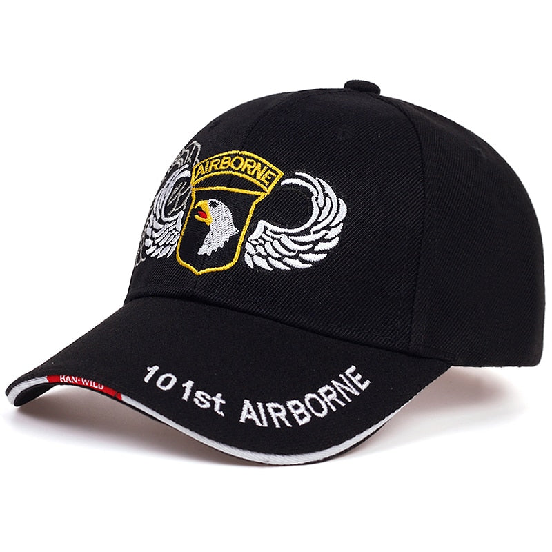 Fashion 101st Airborne Division Mens Baseball Caps US Army Cap cotton Snapback Hats AIR FOREC Sport Tactical Cap Dad Hat gorras