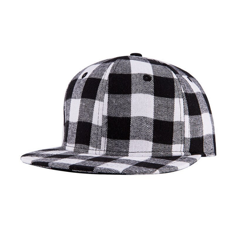 CLIMATE Red Plaid Snapback Cap Women Plaid Hat Cap Fashion Checks Cotton No Logo Hat Caps Classic Checks Cap Hat for Men Women