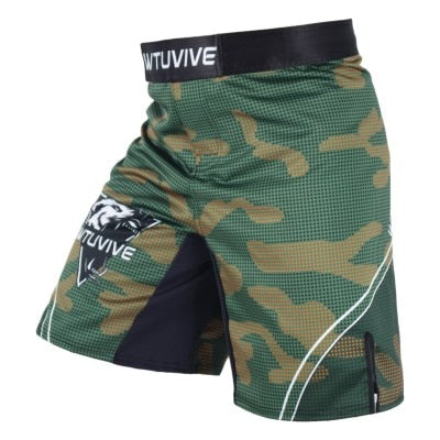 FTEIF MMA Breathable Fierce fighting Camouflage boxing shorts Tiger Muay Thai mma shorts kickboxing sanda short muay thai cheap