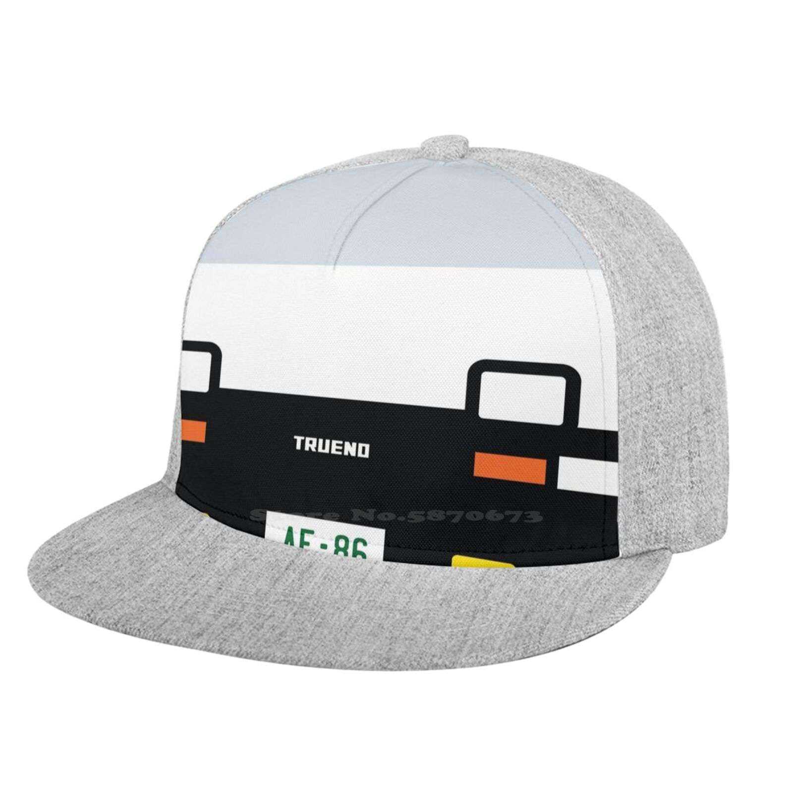 Toyota Trueno Ae86 Minimal Front Black Gray Navy Army Fashion Cap Hat Toyota Initial D Anime Trueno Toyota Trueno Ae86 Car Cars