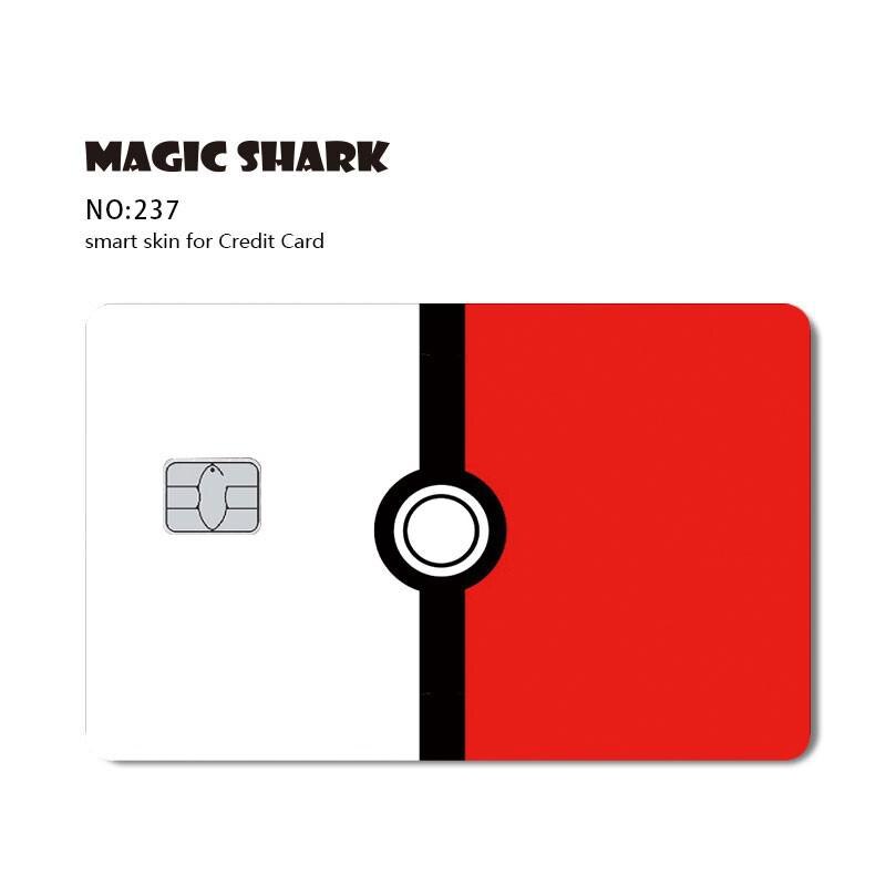 Magic Shark Hot Sale Attacking Giant Snake Dag Demon Slayer Cartoon Matte Credit Card Debit Card Sticker Film Skin Case Tape