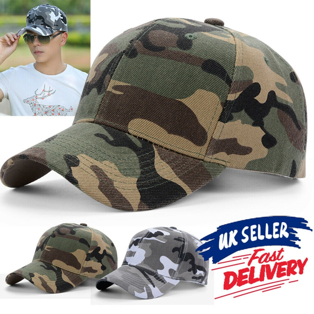 Baseball Cap Outdoor Sport Caps Leisure Army Camo Hat Sunscreen Duck Tongue Hat