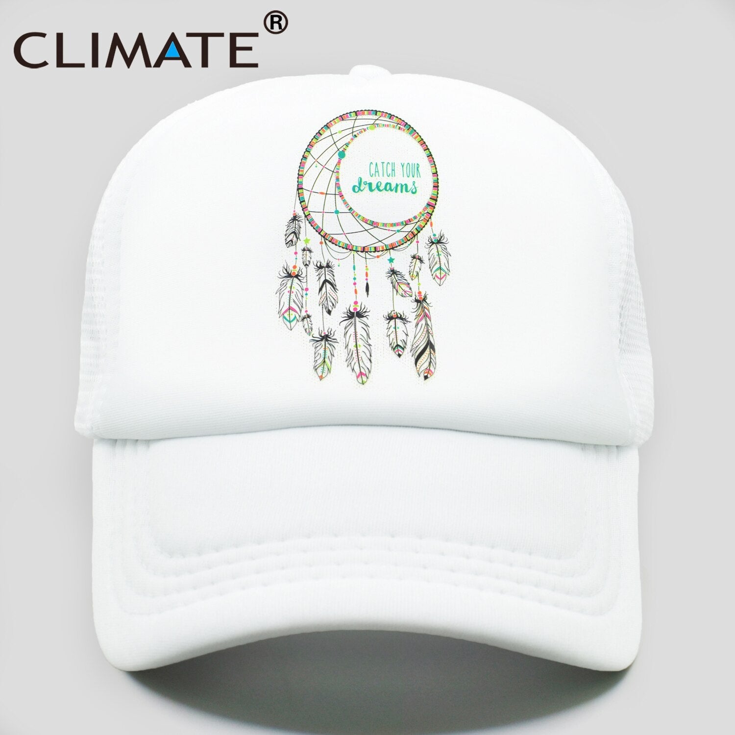 CLIMATE Catch Dream Catcher Cap Hat Dream Net DreamTrucker Cap Dreamcatcher Mesh Baseball Cap Hat for Men Women Youth