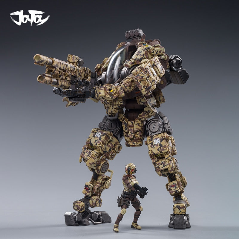 JOYTOY 1/25 Action Figure Robot Steel Bone H03 Armor Mecha Collection Model Toy 7pcs/lot