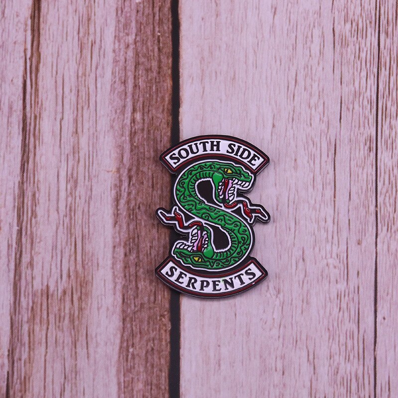 "South Side Snake"-Brooch Inspired Badge