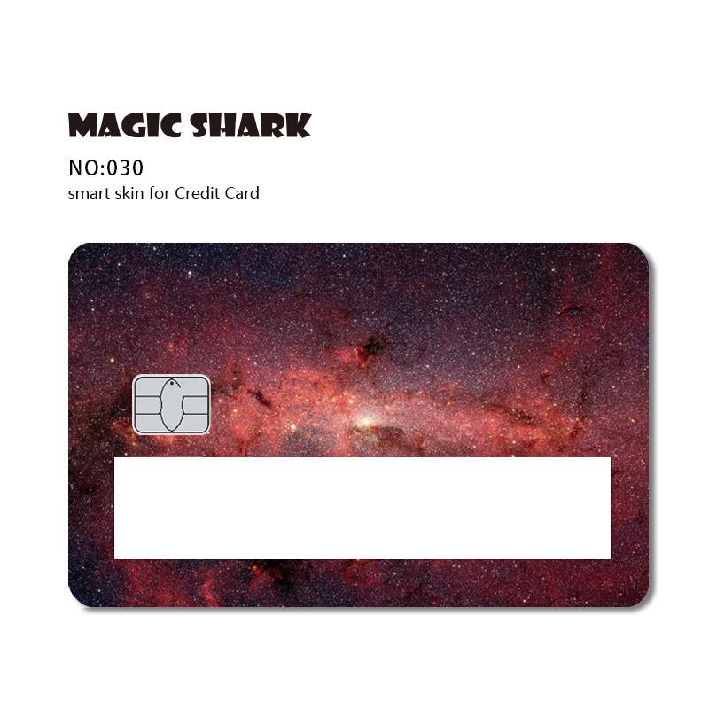 Fashion Wood Print Star Space Joker Money Dollar Window Sticker Case Film Skin for Credit Debit Card Big Small Chip