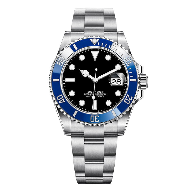 Submariner Men's Watches Mechanical Wrist Watches Water Ghost Stainless Steel Watch Top Brand Sapphire Glass Men Women Watches