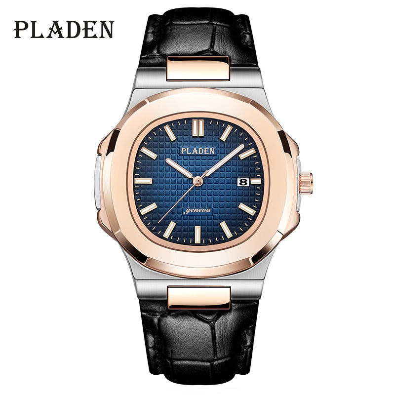 PLADEN Men's Watches Luxury Brand High Quality Steel Strap Clock For Male Fashion Waterproof Designer Diver Watch For Men 2022