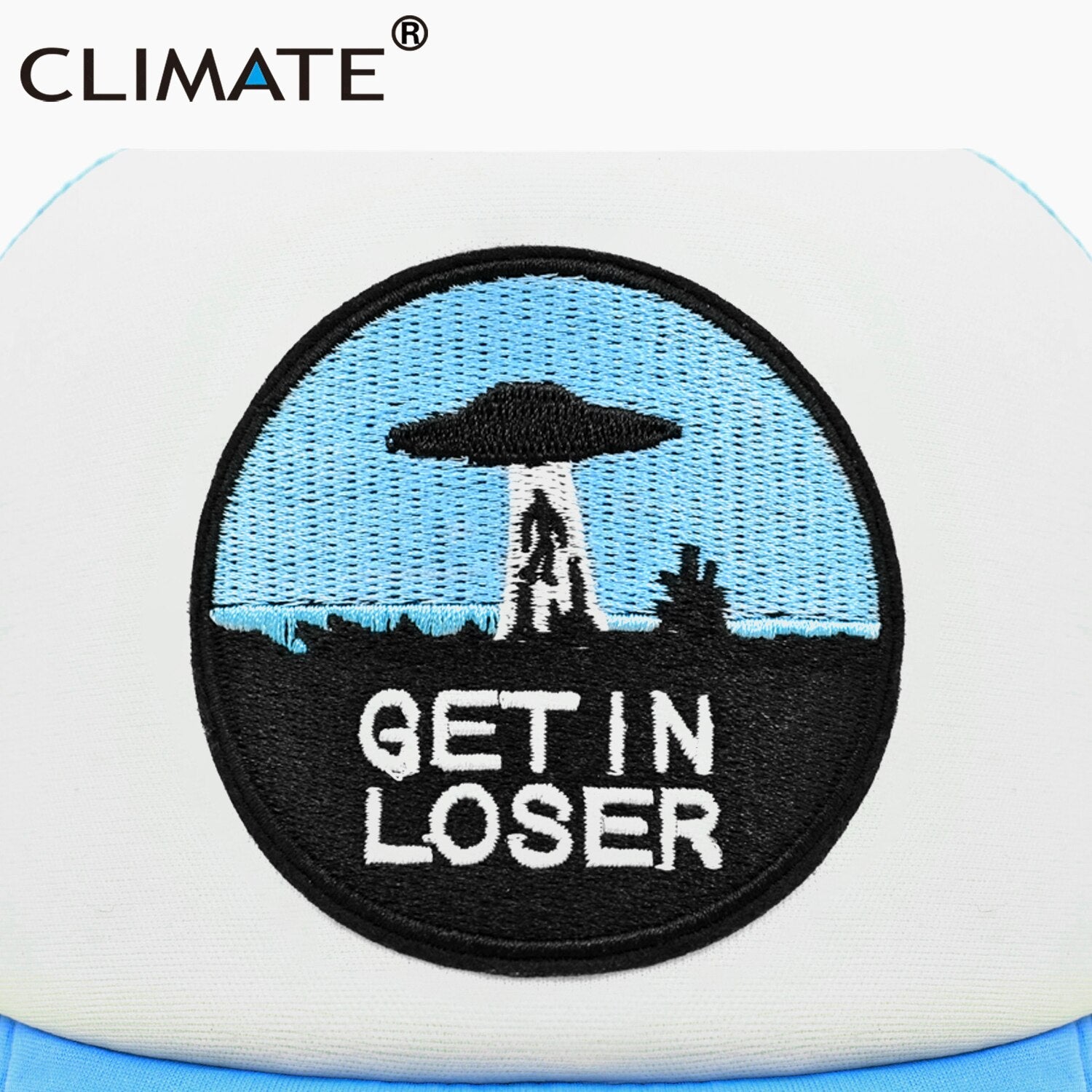 CLIMATE UFO Alien Cap Loser Trucker Cap Funny Get In UFO Loser Hat Baseball Cap