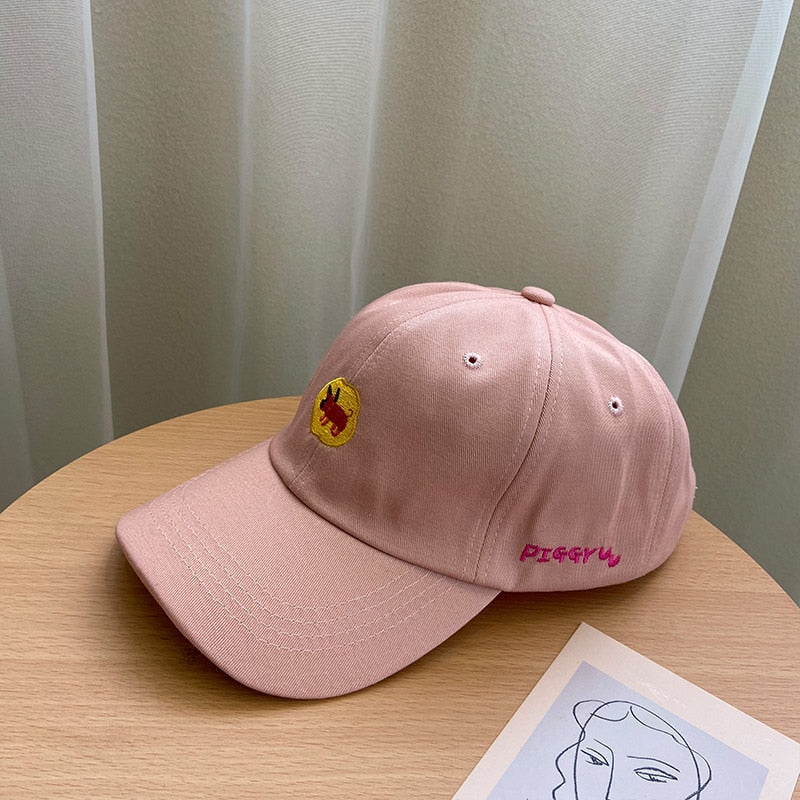 Outdoor Cotton Girls Baseball Caps Solid Embroidery Men Women Cap Hip Hop Sunscreen Adjustable Snapback Teens Baseball Hats M043