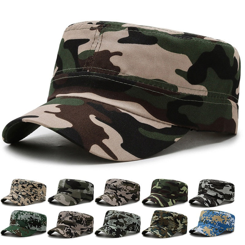 2021 Camouflage Baseball Cap Men/Tactical US Army/Marines/Navy/Cap Trucker Flat