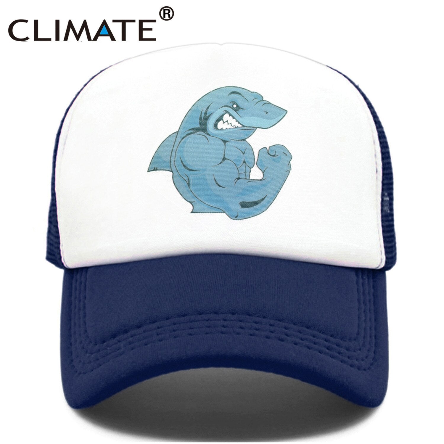 CLIMATE Fitness Robust Muscle Crocodile Cap Cool Men GYM Fitness Animal Cap Sport GYM  Fans Mesh Trucker Cap Body Building Cap