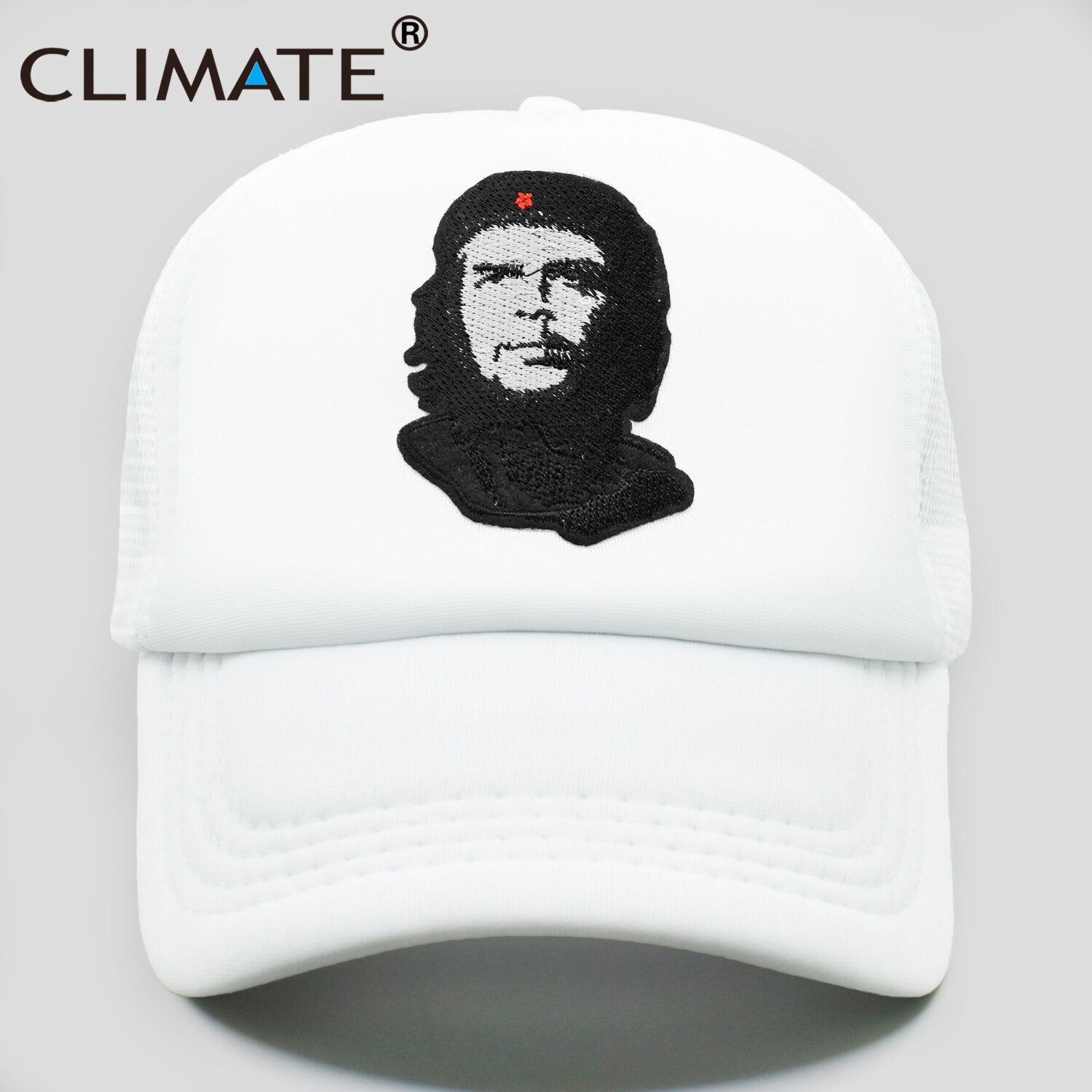 CLIMATE Che Guevara Cap Cuba Hero Che Trucker Cap Che Ernesto Guevara Trucker Cap Hat Cap Summer Cool Mesh Trucker Cap