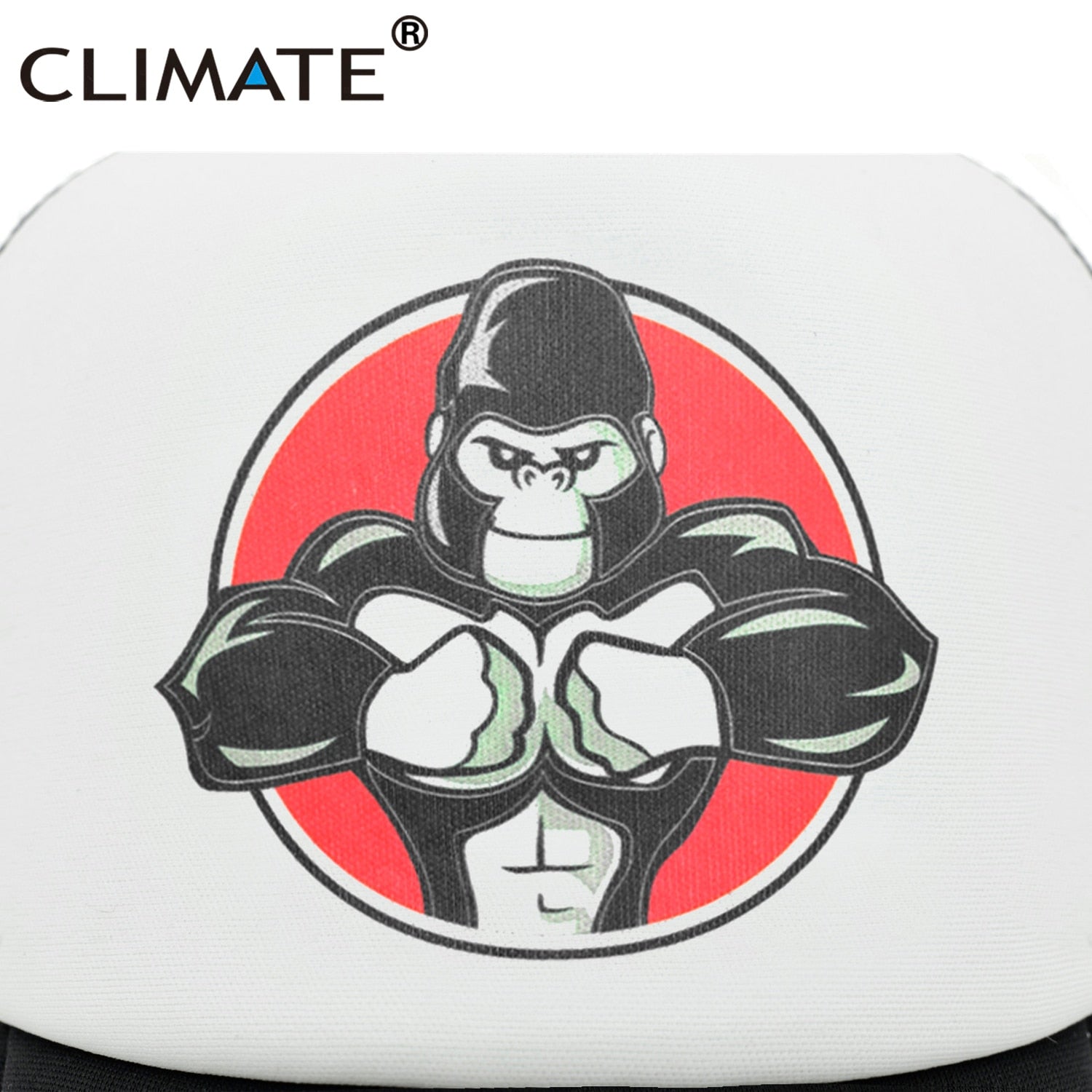 CLIMATE Cool Robust Animal Cap Men Muscular Gorilla Chimp Fitness Cap Sport Muscle Man GYM Fans Mesh Trucker Cap Body Building