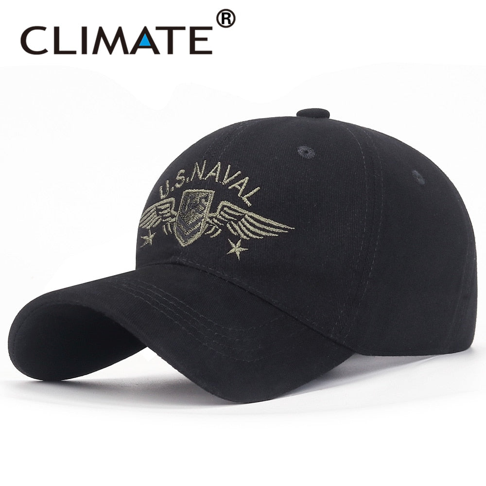 CLIMATE U.S. US NAVAL NAVY Cap Army Military Cap Hat Men Camouflag Cap USA U.S Army Military Hat baseball Cap for men adult