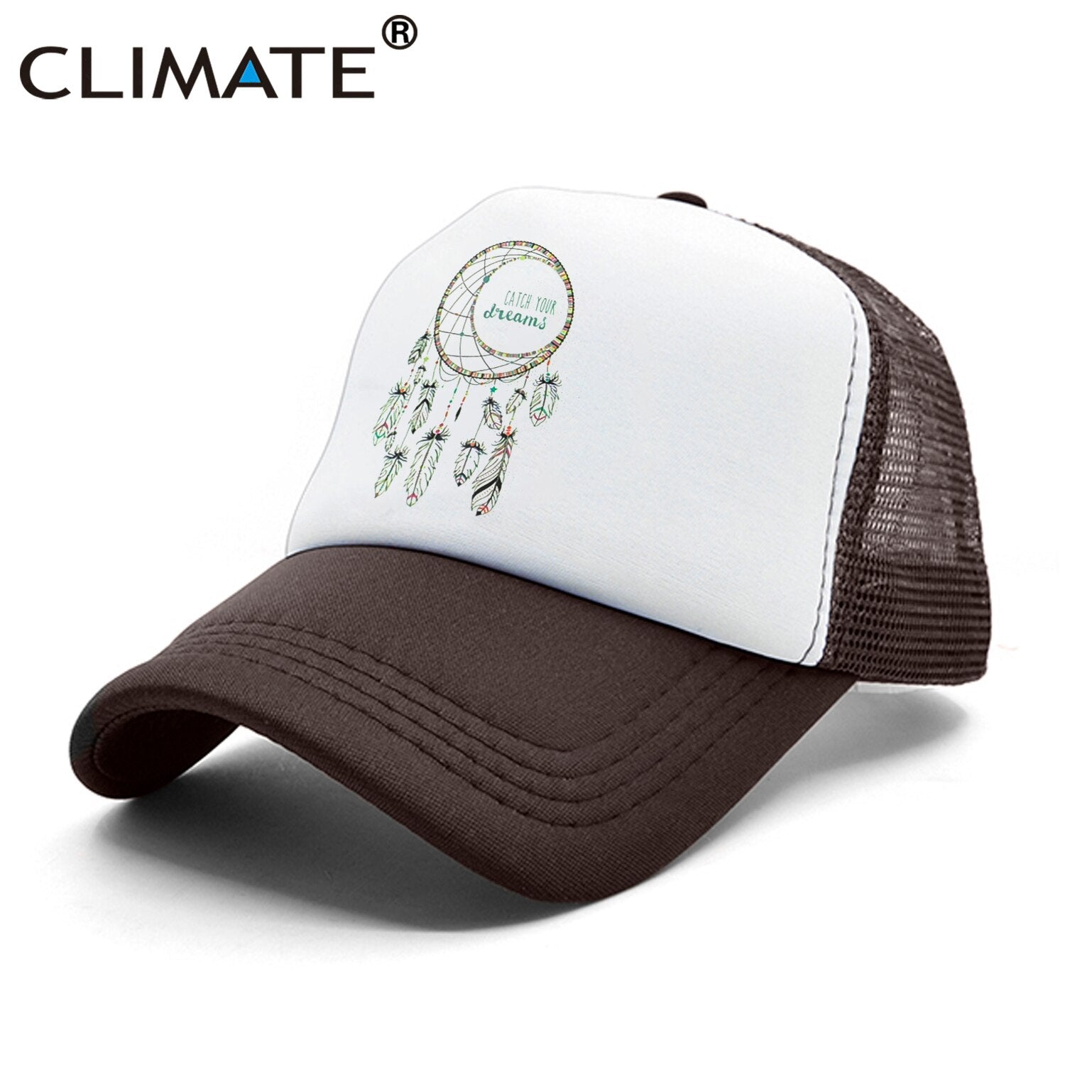 CLIMATE Catch Dream Catcher Cap Hat Dream Net DreamTrucker Cap Dreamcatcher Mesh Baseball Cap Hat for Men Women Youth