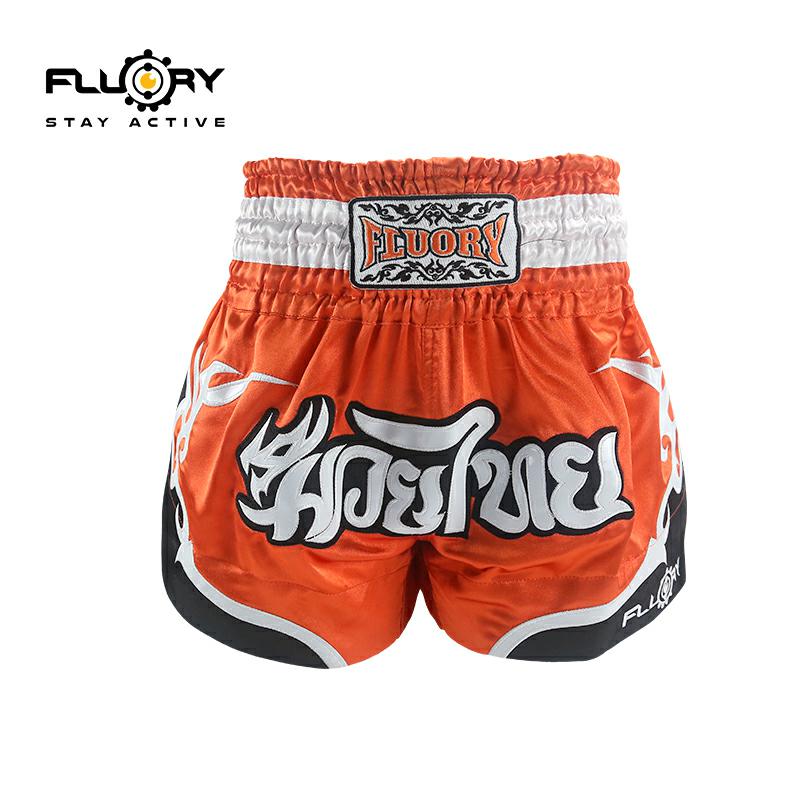 Women Fluory PINK and WHITE and ORANGE NEWEST and FASHION  Muay Thai Shorts