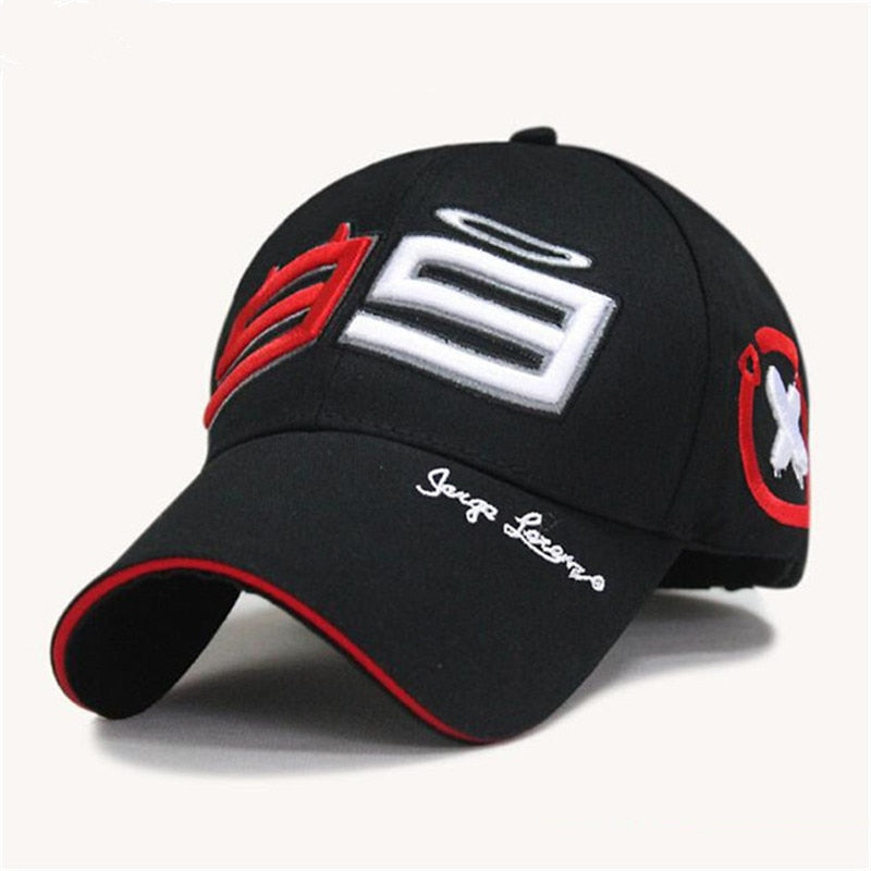 2019 Moto Gp 99 Jorge Lorenzo Hats For Men Racing Cap Cotton Brand Motorcycle Racing Baseball Caps Car Sun Snapback Black Hats