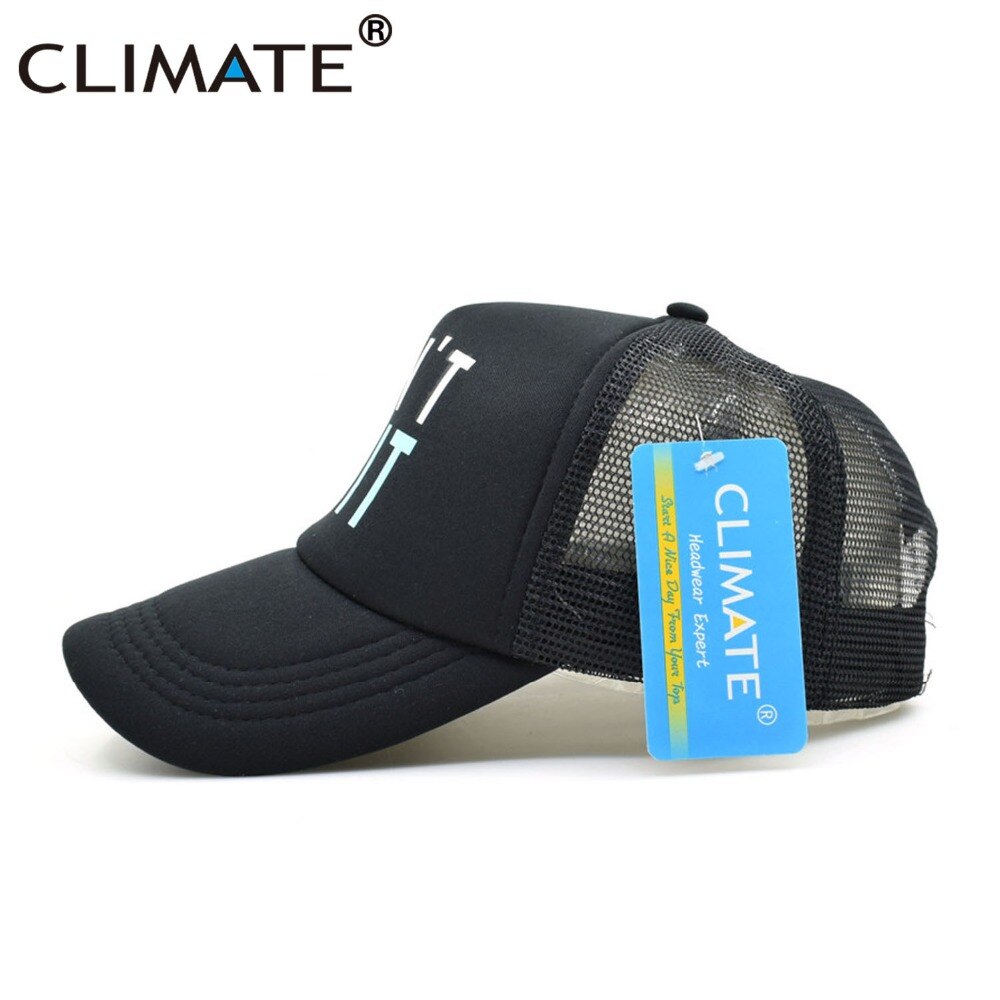 CLIMATE GYM Fitness Trucker Caps Men Women Bodybuilding Fans Cap Black Cool Do It Mesh Cap Don't Quit Keep Muscle Cap Hat