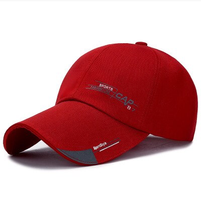 high quality spring autumn simple long eaves baseball cap men sun visor leisure