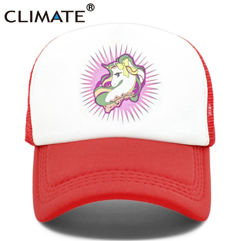 CLIMATE Unicorn Cap for Girls Hat Unicorn Pink Rose Cute Cap Lovely Summer Caps