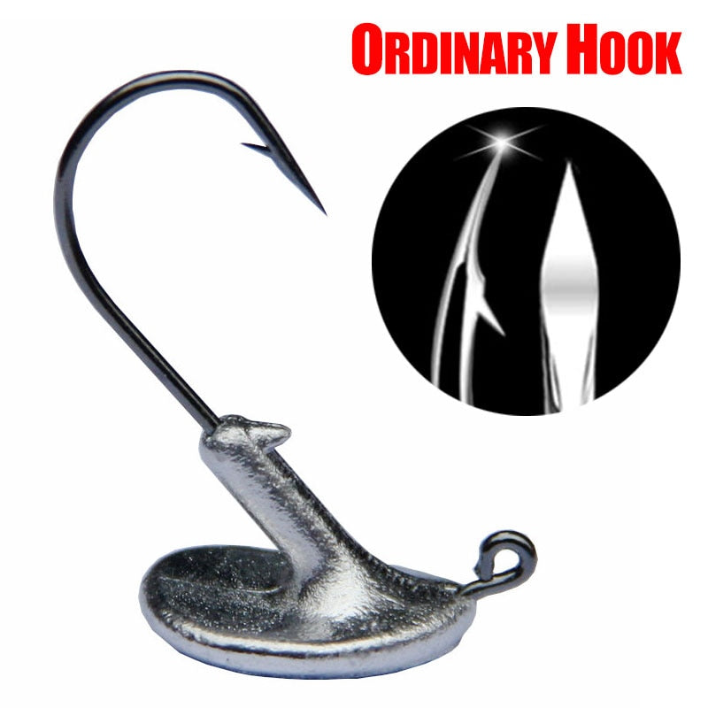 Tumbler Head Hook Jig Bait Fishing Hook For Soft Lure Fishing Tackle Fishing Tackle Accessories