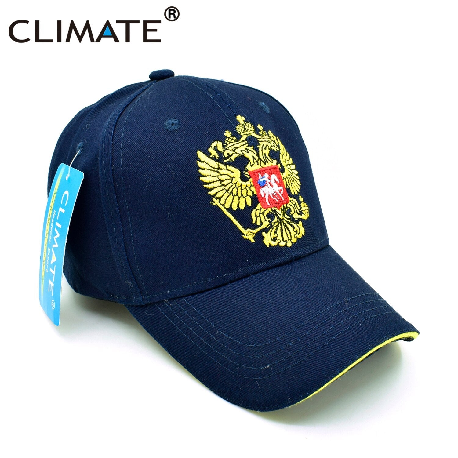 CLIMATE Russia Baseball Cap Russia Russian National Emblem Cap Russian Sport Adjustable Cool Baseball Caps for Adult Women Men