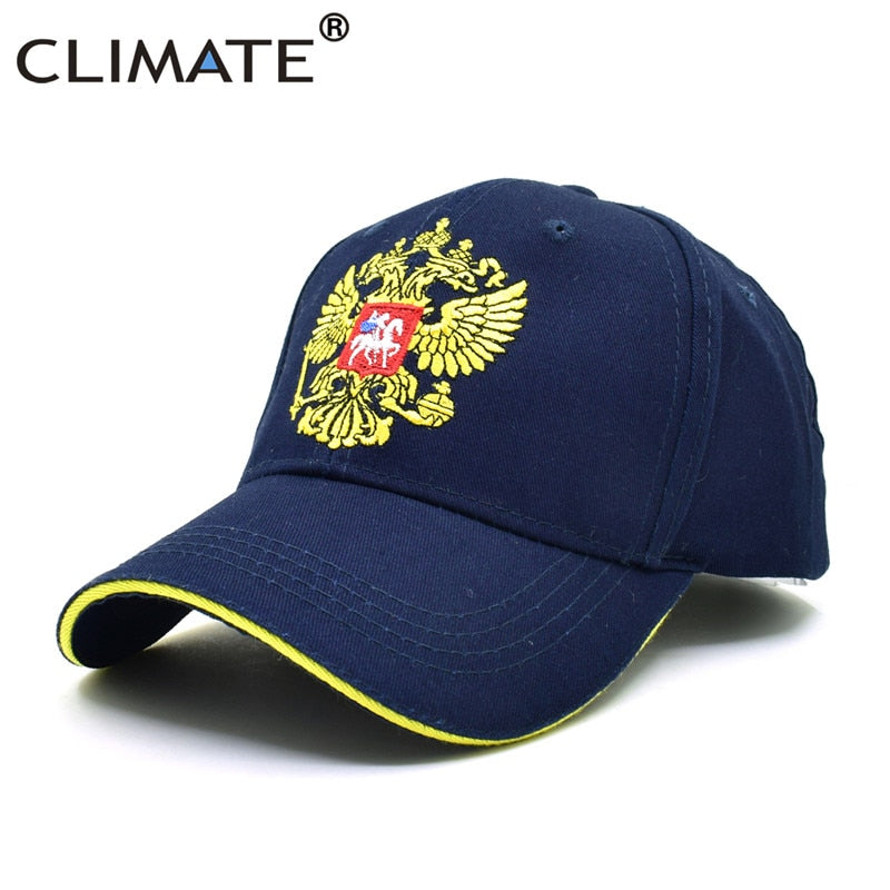 CLIMATE Russia Baseball Cap Russia Russian National Emblem Cap Russian Sport Adjustable Cool Baseball Caps for Adult Women Men