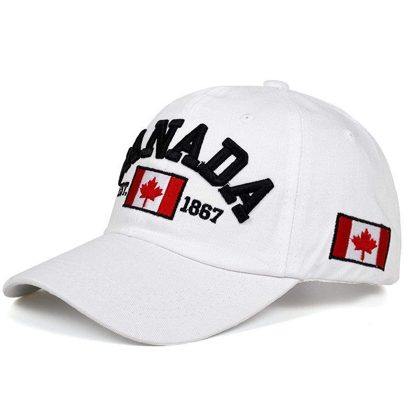 high quality Cotton Gorras Canada Baseball Cap Flag Of Canada Hat Snapback Adjustable Mens Baseball Caps Brand Snapback Hat