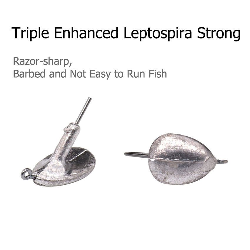 Tumbler Head Hook Jig Bait Fishing Hook For Soft Lure Fishing Tackle Fishing Tackle Accessories