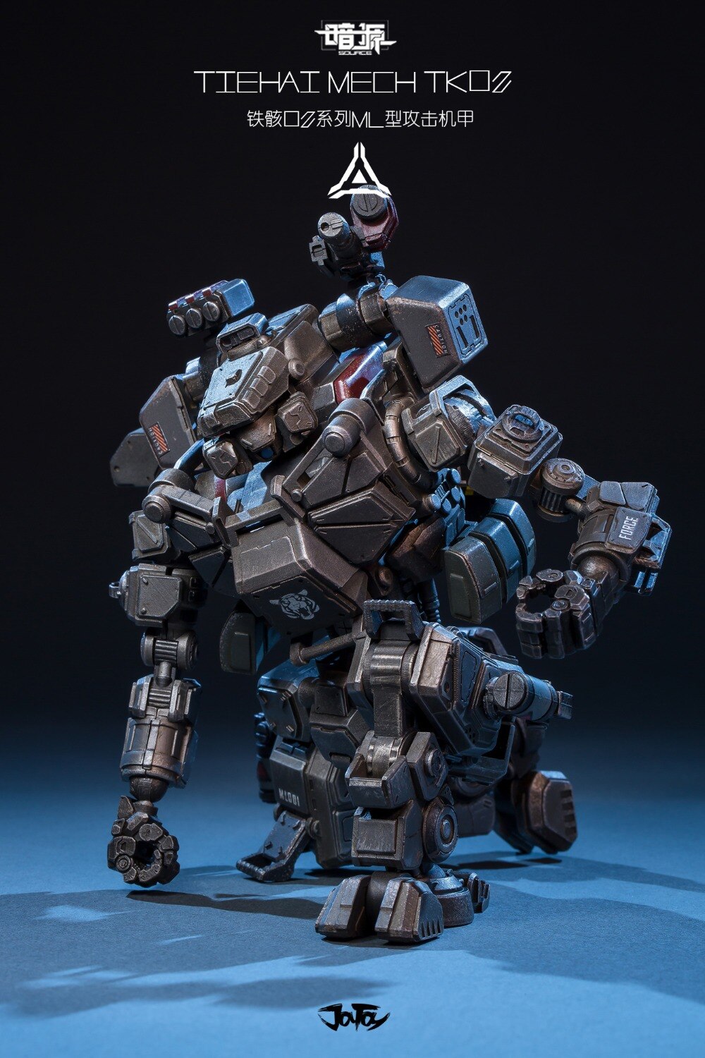 JOYTOY 1/25 Action Figure Robot Model TIEHAI MECH TKO2 Attacking Armor,Official Painting Limited Edition 2(Pcs/Set)