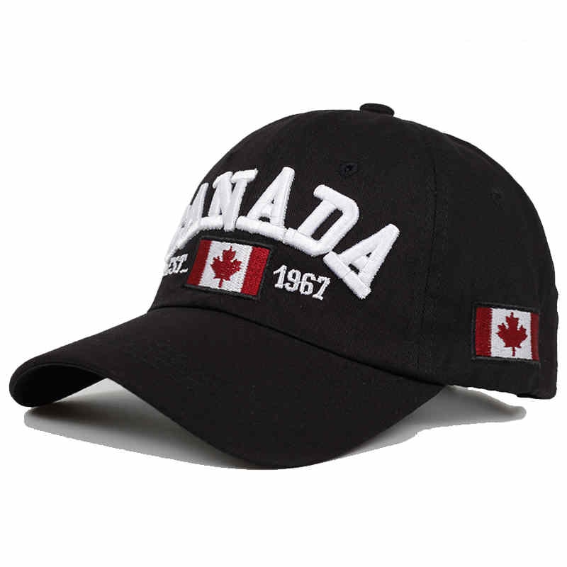 high quality Cotton Gorras Canada Baseball Cap Flag Of Canada Hat Snapback Adjustable Mens Baseball Caps Brand Snapback Hat