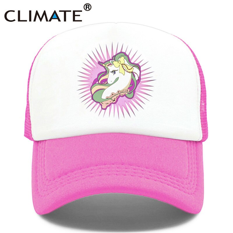 CLIMATE Unicorn Cap for Girls Hat Unicorn Pink Rose Cute Cap Lovely Summer Caps