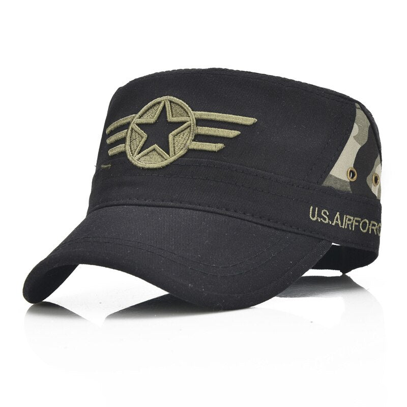 CLIMATE Men Army Cap Military AIRFORCE Caps Men Army Camouflag Hat Cap Men Star