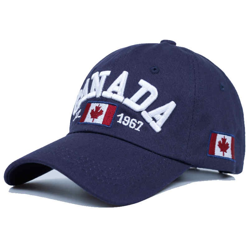 high quality Cotton Gorras Canada Baseball Cap Flag Of Canada Hat Snapback Adjustable Mens Baseball Caps Brand Snapback Hat