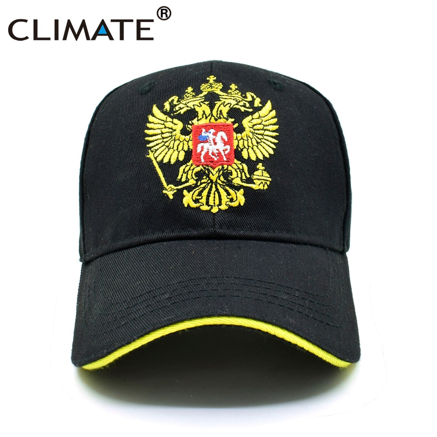 CLIMATE Russia Baseball Cap Russia Russian National Emblem Cap Russian Sport Adjustable Cool Baseball Caps for Adult Women Men