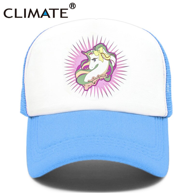 CLIMATE Unicorn Cap for Girls Hat Unicorn Pink Rose Cute Cap Lovely Summer Caps