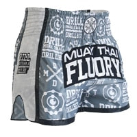 FLUORY Muay Thai Shorts Free Combat  Mixed Martial Arts Boxing Training Match  Pants